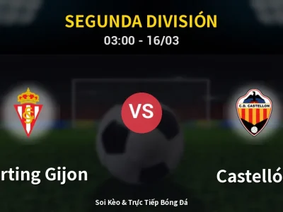 Kết Quả: Sporting Gijon 4-1 Castellón – Highlight & Bàn Thắng | Segunda División