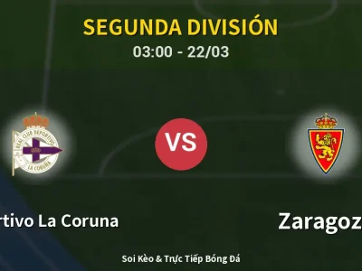Kết Quả: Deportivo La Coruna 2-1 Zaragoza – Highlight & Bàn Thắng | Segunda División