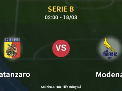Soi Kèo Catanzaro vs Modena – 02:00 18/03 | Nhận Định, Dự Đoán Tỷ Số