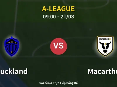 Kết Quả: Auckland 1-2 Macarthur – Highlight & Bàn Thắng | A-League