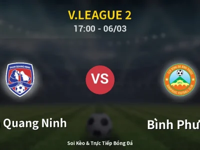 Kết Quả: Than Quang Ninh 1-1 Bình Phước – Highlight & Bàn Thắng | V.League 2