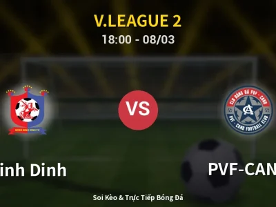 Kết Quả: Binh Dinh 2-0 PVF-CAND – Highlight & Bàn Thắng | V.League 2