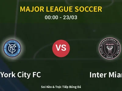 Kết Quả: New York City FC 2-3 Inter Miami – Highlight & Bàn Thắng | Major League Soccer