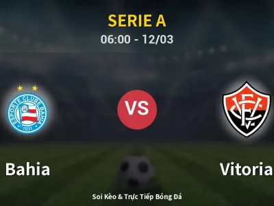 Kết Quả: Bahia 1-1 Vitoria – Highlight & Bàn Thắng | Serie A
