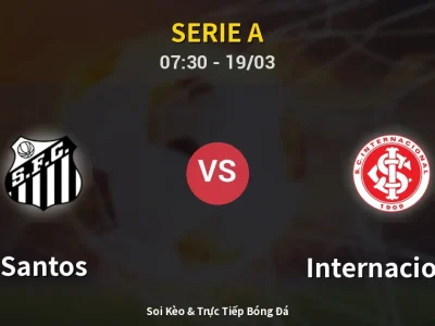 Kết Quả: Santos 1-2 Internacional – Highlight & Bàn Thắng | Serie A