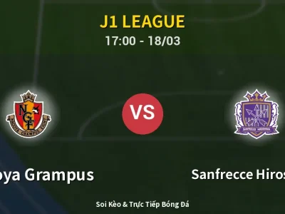 Kết Quả: Nagoya Grampus 2-1 Sanfrecce Hiroshima – Highlight & Bàn Thắng | J1 League