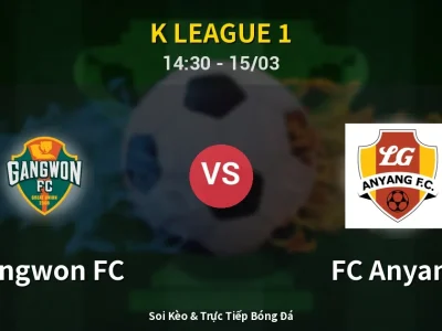 Kết Quả: Gangwon FC 1-1 FC Anyang – Highlight & Bàn Thắng | K League 1