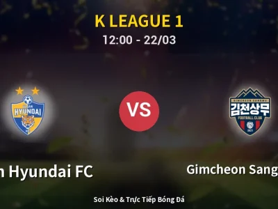 Kết Quả: Ulsan Hyundai FC 0-0 Gimcheon Sangmu FC – Highlight & Bàn Thắng | K League 1