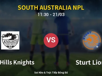 Kết Quả: Para Hills Knights 0-5 Sturt Lions – Highlight & Bàn Thắng | South Australia NPL