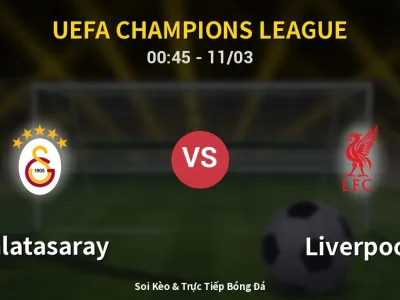 Kết Quả: Galatasaray 1-0 Liverpool – Highlight & Bàn Thắng | UEFA Champions League