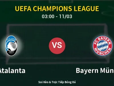 Kết Quả: Atalanta 1-6 Bayern München – Highlight & Bàn Thắng | UEFA Champions League