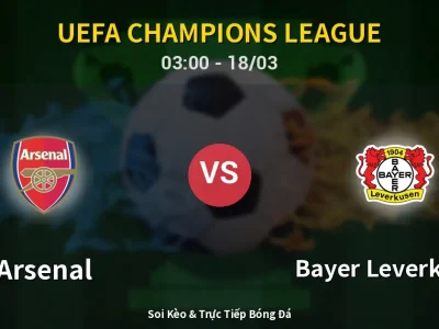 Kết Quả: Arsenal 2-0 Bayer Leverkusen – Highlight & Bàn Thắng | UEFA Champions League