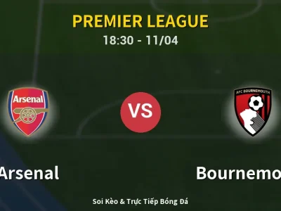 Soi Kèo Arsenal vs Bournemouth – 18:30 11/04 | Nhận Định, Dự Đoán Tỷ Số
