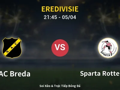 Soi Kèo NAC Breda vs Sparta Rotterdam – 21:45 05/04 | Nhận Định, Dự Đoán Tỷ Số