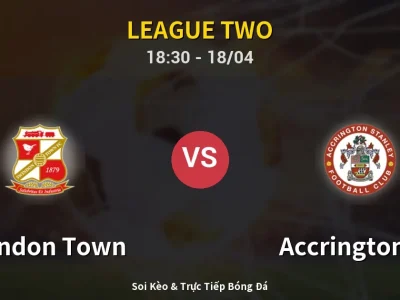 Soi Kèo Swindon Town vs Accrington ST – 18:30 18/04 | Nhận Định, Dự Đoán Tỷ Số