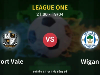 Soi Kèo Port Vale vs Wigan – 21:00 19/04 | Nhận Định, Dự Đoán Tỷ Số