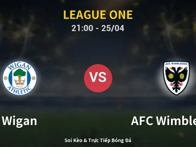 Soi Kèo Wigan vs AFC Wimbledon – 21:00 25/04 | Nhận Định, Dự Đoán Tỷ Số