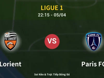 Soi Kèo Lorient vs Paris FC – 22:15 05/04 | Nhận Định, Dự Đoán Tỷ Số