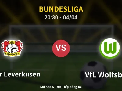 Soi Kèo Bayer Leverkusen vs VfL Wolfsburg – 20:30 04/04 | Nhận Định, Dự Đoán Tỷ Số