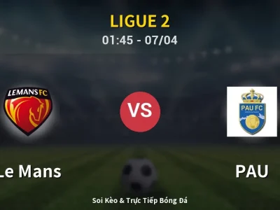 Kết Quả: Le Mans 4-0 PAU – Highlight & Bàn Thắng | Ligue 2