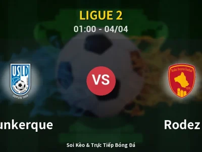 Kết Quả: Dunkerque 1-1 Rodez – Highlight & Bàn Thắng | Ligue 2