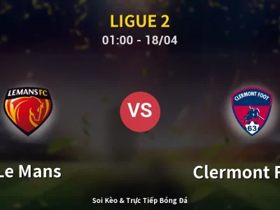 Kết Quả: Le Mans 1-0 Clermont Foot – Highlight & Bàn Thắng | Ligue 2