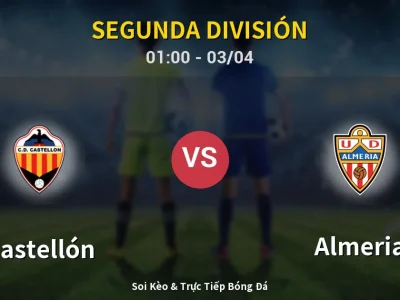 Kết Quả: Castellón 2-0 Almeria – Highlight & Bàn Thắng | Segunda División