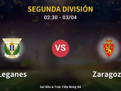 Kết Quả: Leganes 1-1 Zaragoza – Highlight & Bàn Thắng | Segunda División