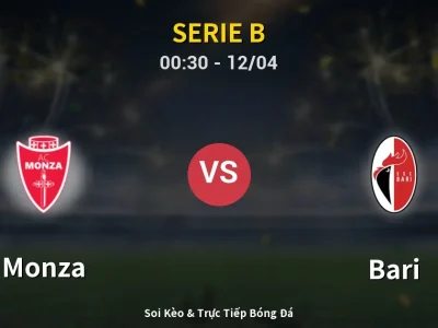 Kết Quả: Monza 2-0 Bari – Highlight & Bàn Thắng | Serie B