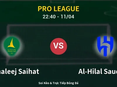 Soi Kèo Al Khaleej Saihat vs Al-Hilal Saudi FC – 22:40 11/04 | Nhận Định, Dự Đoán Tỷ Số