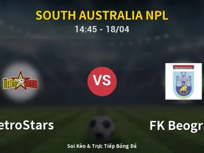 Kết Quả: MetroStars 3-0 FK Beograd – Highlight & Bàn Thắng | South Australia NPL