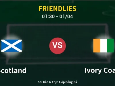 Kết Quả: Scotland 0-1 Ivory Coast – Highlight & Bàn Thắng | Friendlies