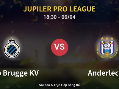 🔴 Trực Tiếp: Club Brugge KV 1-0 Anderlecht – Link Xem Jupiler Pro League (Full HD)