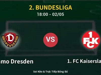 Soi Kèo Dynamo Dresden vs 1. FC Kaiserslautern – 18:00 02/05 | Nhận Định, Dự Đoán Tỷ Số