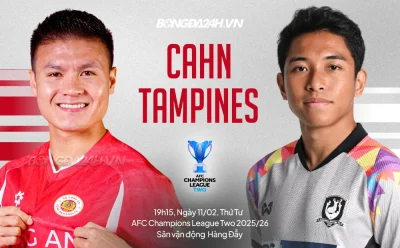 CAHN vs Tampines Rovers: Báo Thù Hay Lặp Lại 'Cơn Ác Mộng' 6-1? Dự Đoán Kịch Tính Trước Giờ Bóng Lăn 1